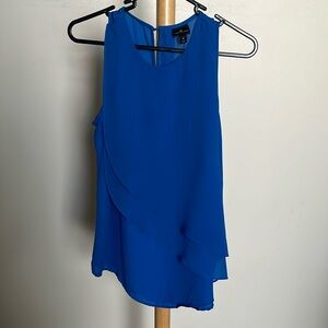 Rich Blue sleeveless lightweight shirt
